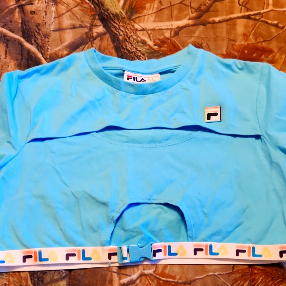 Fila crop top sz XL